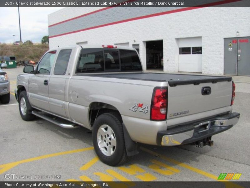 Silver Birch Metallic / Dark Charcoal 2007 Chevrolet Silverado 1500 Classic LT Extended Cab 4x4