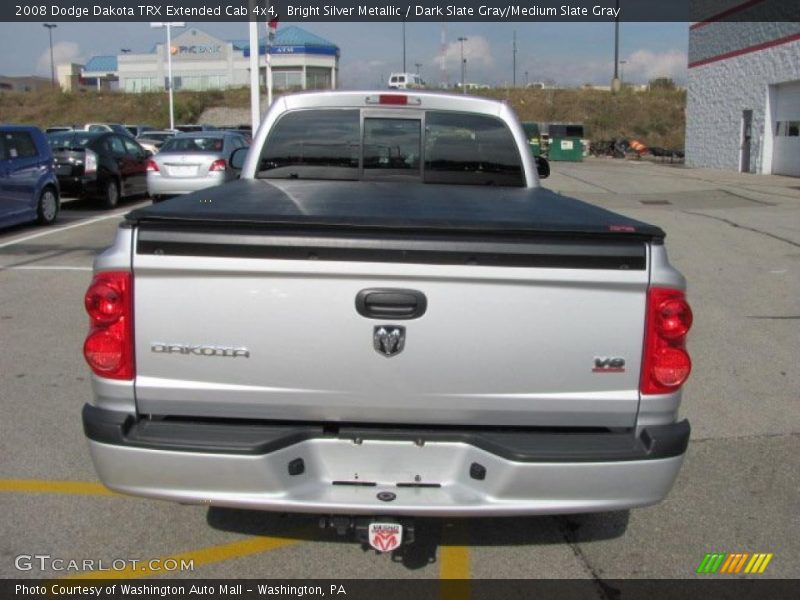 Bright Silver Metallic / Dark Slate Gray/Medium Slate Gray 2008 Dodge Dakota TRX Extended Cab 4x4