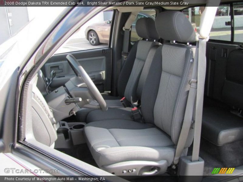 Bright Silver Metallic / Dark Slate Gray/Medium Slate Gray 2008 Dodge Dakota TRX Extended Cab 4x4