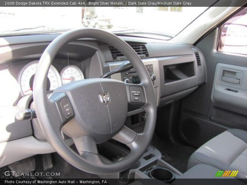 Bright Silver Metallic / Dark Slate Gray/Medium Slate Gray 2008 Dodge Dakota TRX Extended Cab 4x4