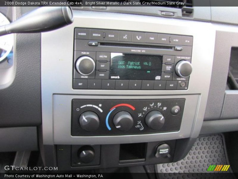 Bright Silver Metallic / Dark Slate Gray/Medium Slate Gray 2008 Dodge Dakota TRX Extended Cab 4x4