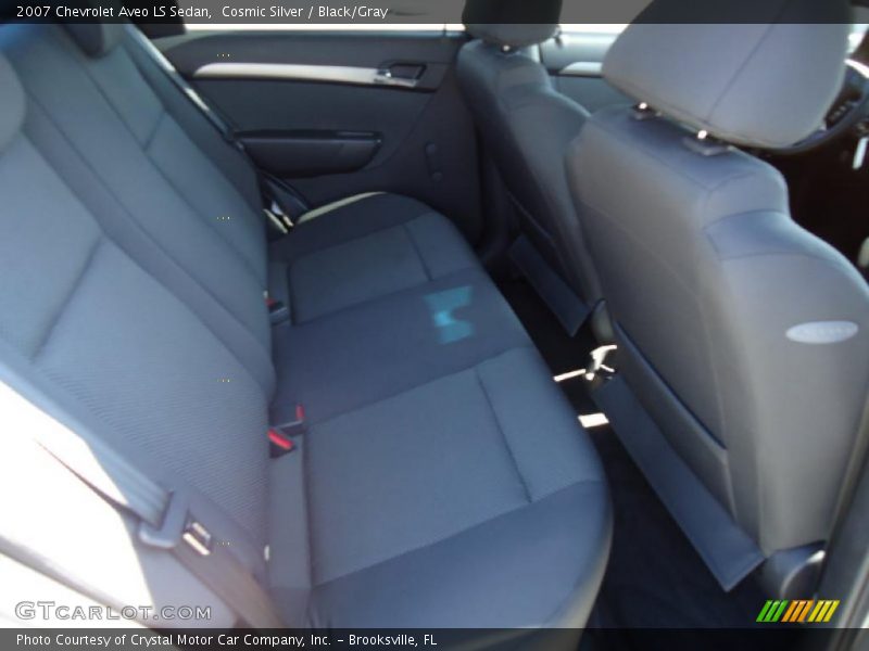 Cosmic Silver / Black/Gray 2007 Chevrolet Aveo LS Sedan