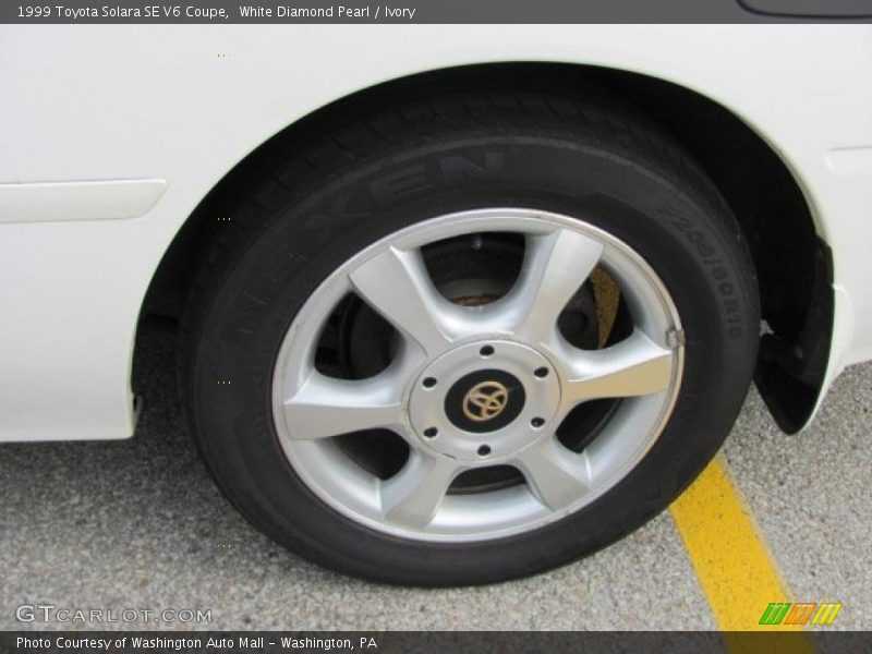 White Diamond Pearl / Ivory 1999 Toyota Solara SE V6 Coupe