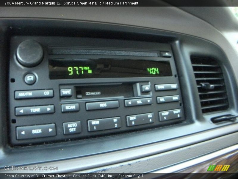 Spruce Green Metallic / Medium Parchment 2004 Mercury Grand Marquis LS