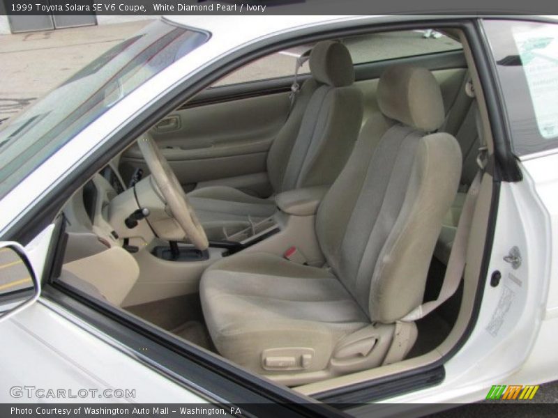 White Diamond Pearl / Ivory 1999 Toyota Solara SE V6 Coupe