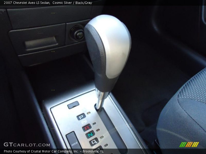 Cosmic Silver / Black/Gray 2007 Chevrolet Aveo LS Sedan