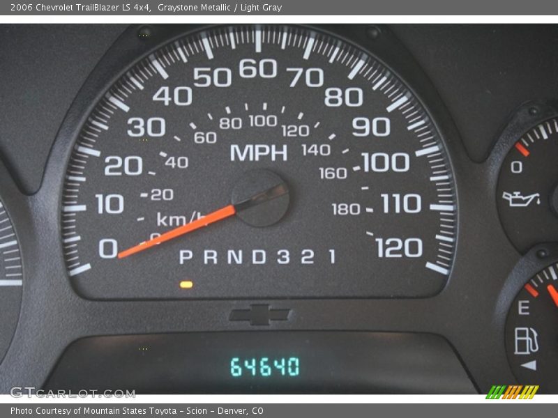 Graystone Metallic / Light Gray 2006 Chevrolet TrailBlazer LS 4x4