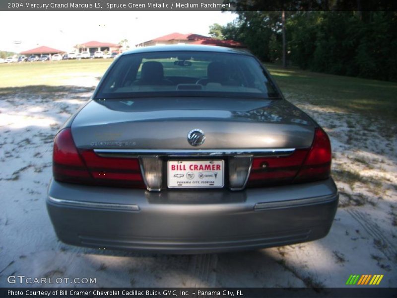 Spruce Green Metallic / Medium Parchment 2004 Mercury Grand Marquis LS