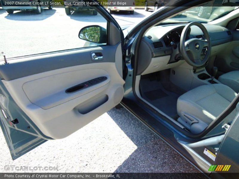 Blue Granite Metallic / Neutral Beige 2007 Chevrolet Cobalt LT Sedan