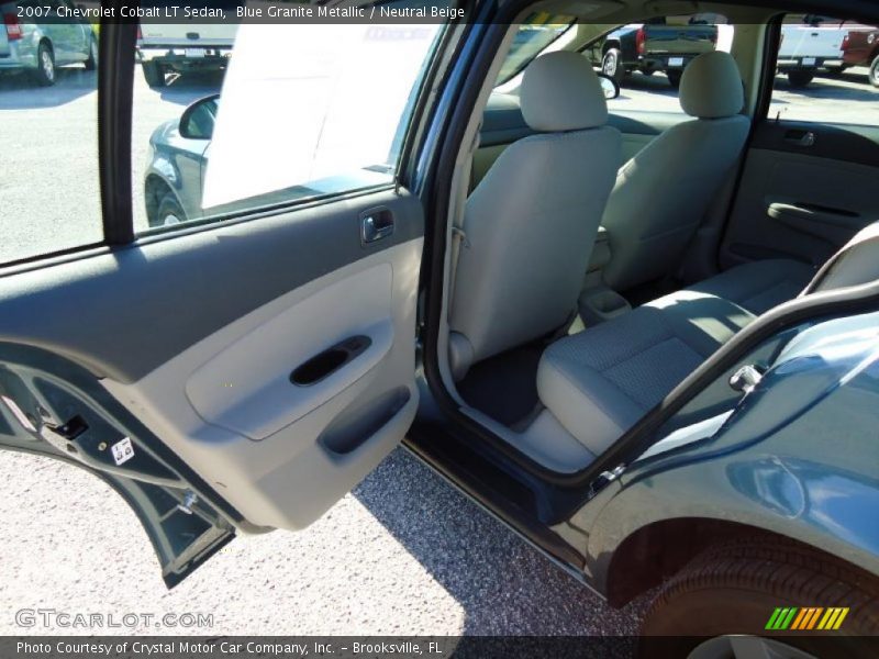 Blue Granite Metallic / Neutral Beige 2007 Chevrolet Cobalt LT Sedan
