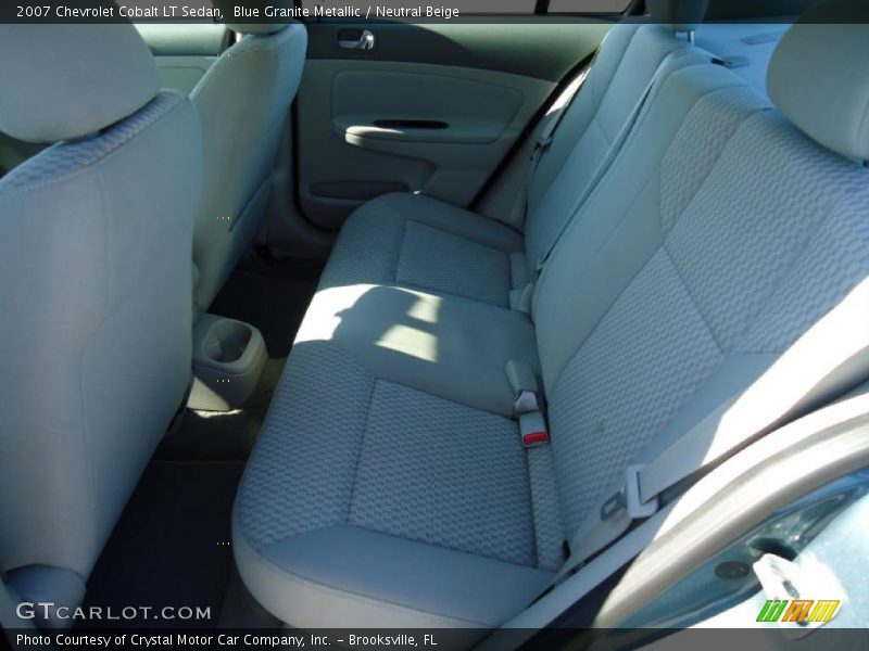 Blue Granite Metallic / Neutral Beige 2007 Chevrolet Cobalt LT Sedan