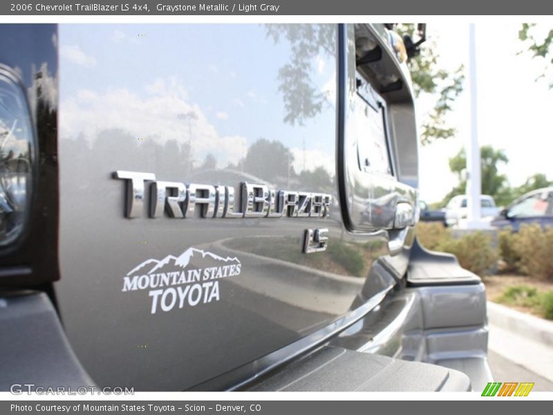 Graystone Metallic / Light Gray 2006 Chevrolet TrailBlazer LS 4x4