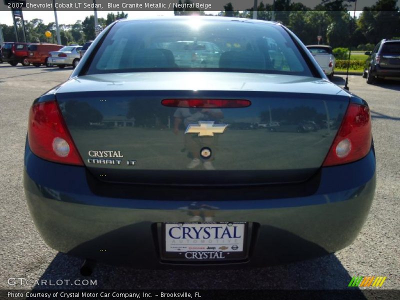 Blue Granite Metallic / Neutral Beige 2007 Chevrolet Cobalt LT Sedan