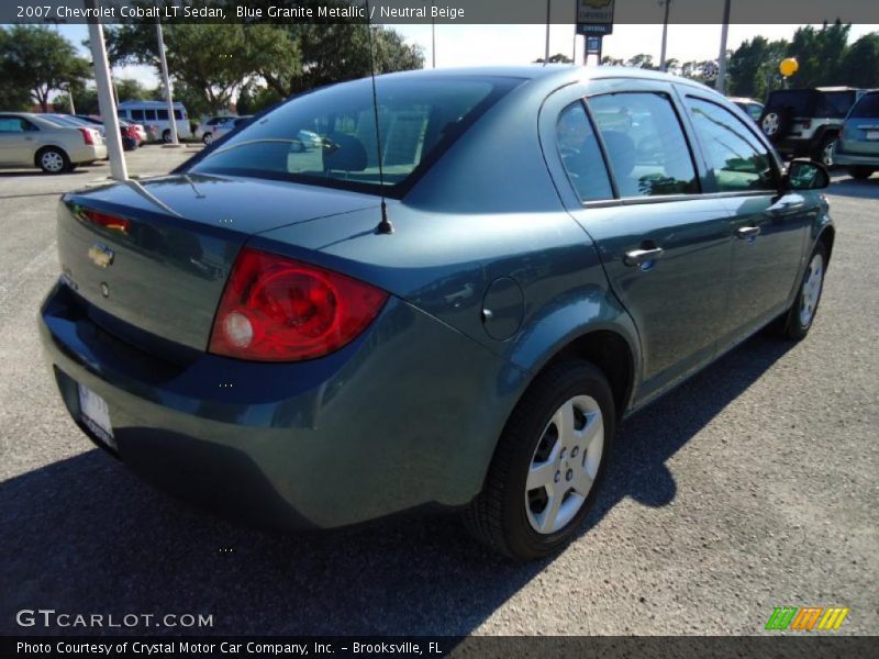 Blue Granite Metallic / Neutral Beige 2007 Chevrolet Cobalt LT Sedan