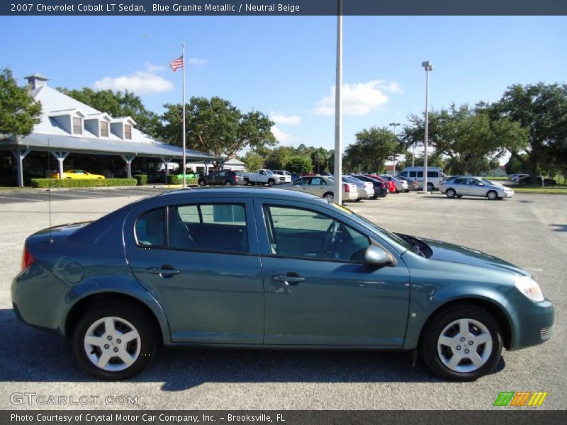 Blue Granite Metallic / Neutral Beige 2007 Chevrolet Cobalt LT Sedan