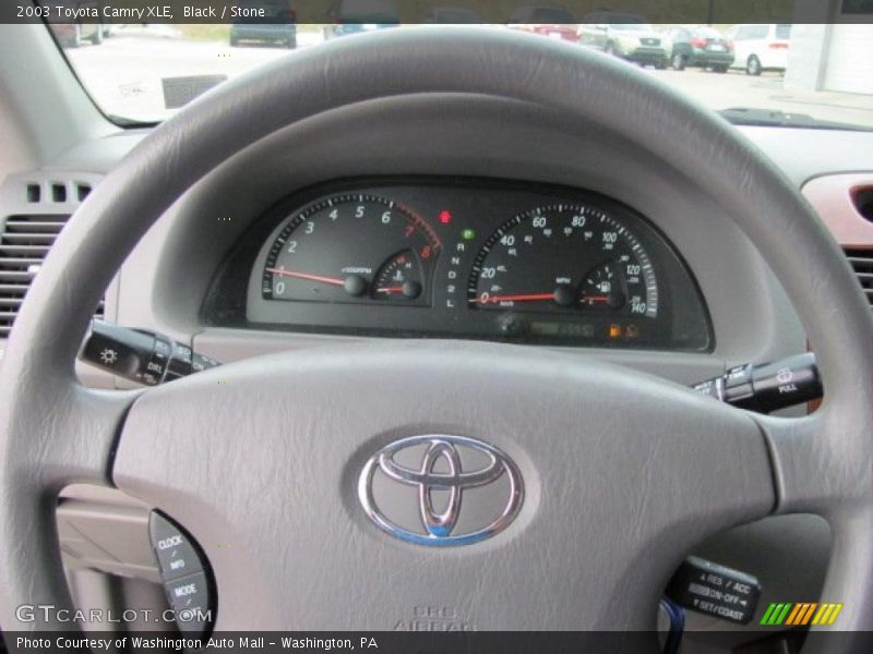 Black / Stone 2003 Toyota Camry XLE