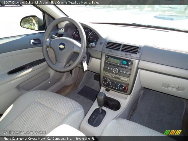 Blue Granite Metallic / Neutral Beige 2007 Chevrolet Cobalt LT Sedan