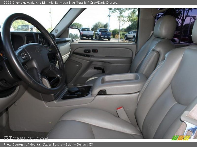 Bermuda Blue Metallic / Gray/Dark Charcoal 2006 Chevrolet Avalanche LT 4x4