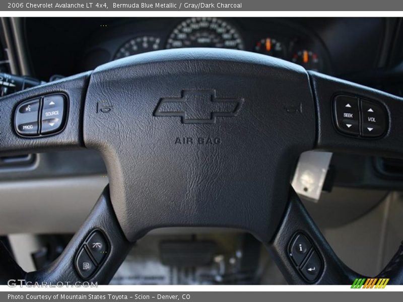 Bermuda Blue Metallic / Gray/Dark Charcoal 2006 Chevrolet Avalanche LT 4x4