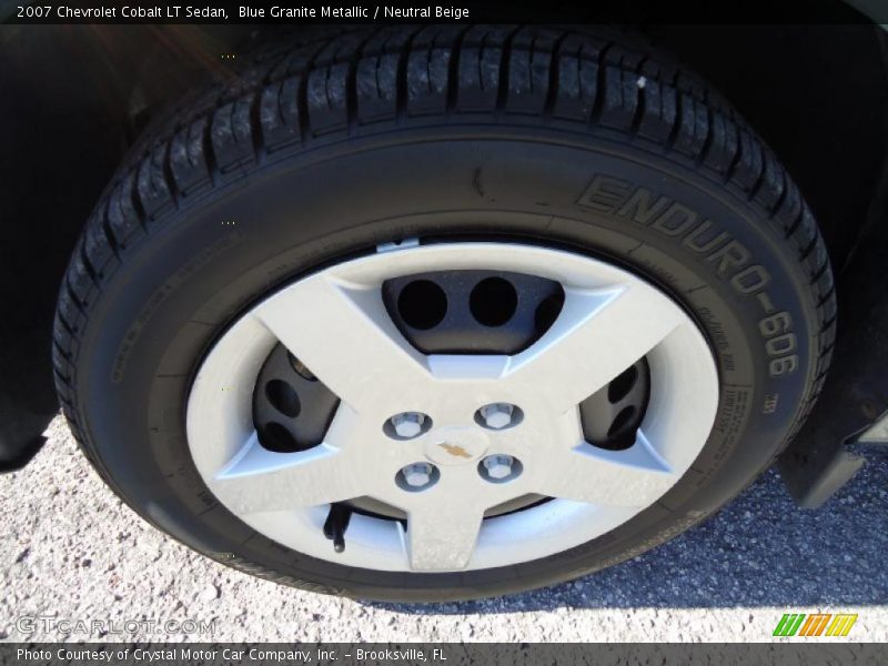 Blue Granite Metallic / Neutral Beige 2007 Chevrolet Cobalt LT Sedan