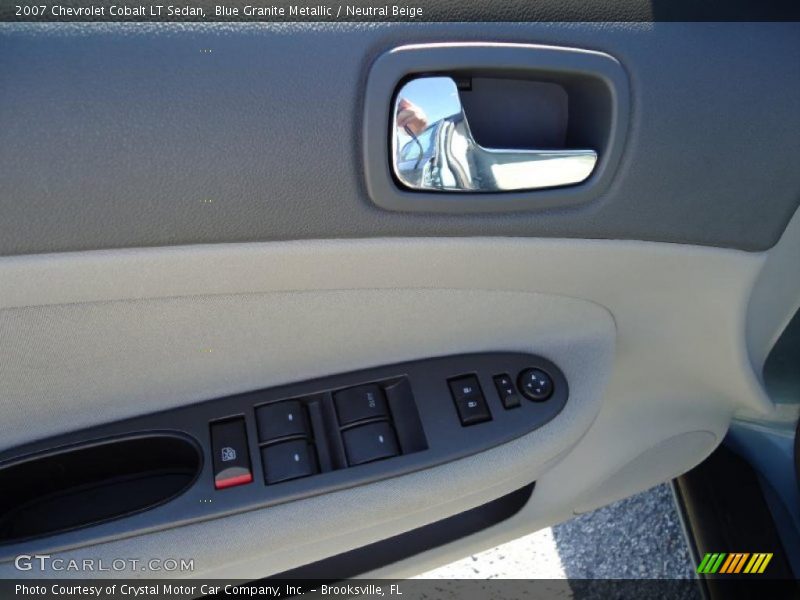 Blue Granite Metallic / Neutral Beige 2007 Chevrolet Cobalt LT Sedan