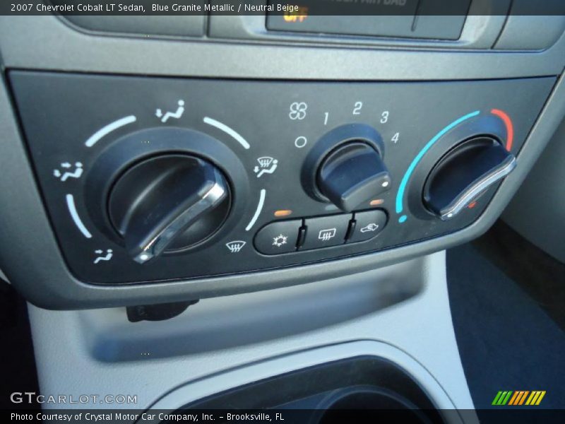 Blue Granite Metallic / Neutral Beige 2007 Chevrolet Cobalt LT Sedan