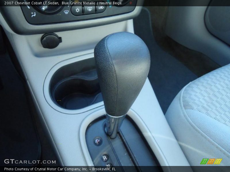 Blue Granite Metallic / Neutral Beige 2007 Chevrolet Cobalt LT Sedan