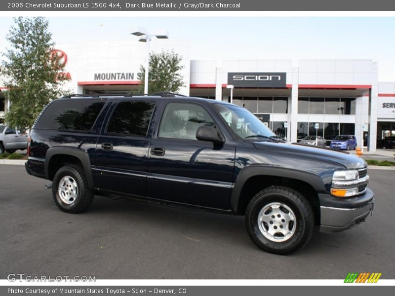 Dark Blue Metallic / Gray/Dark Charcoal 2006 Chevrolet Suburban LS 1500 4x4