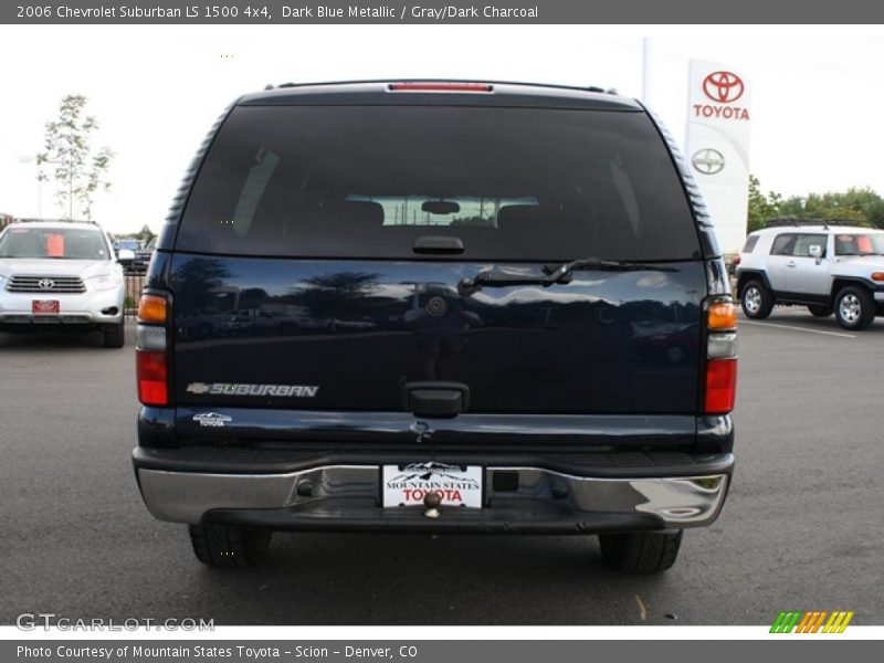 Dark Blue Metallic / Gray/Dark Charcoal 2006 Chevrolet Suburban LS 1500 4x4