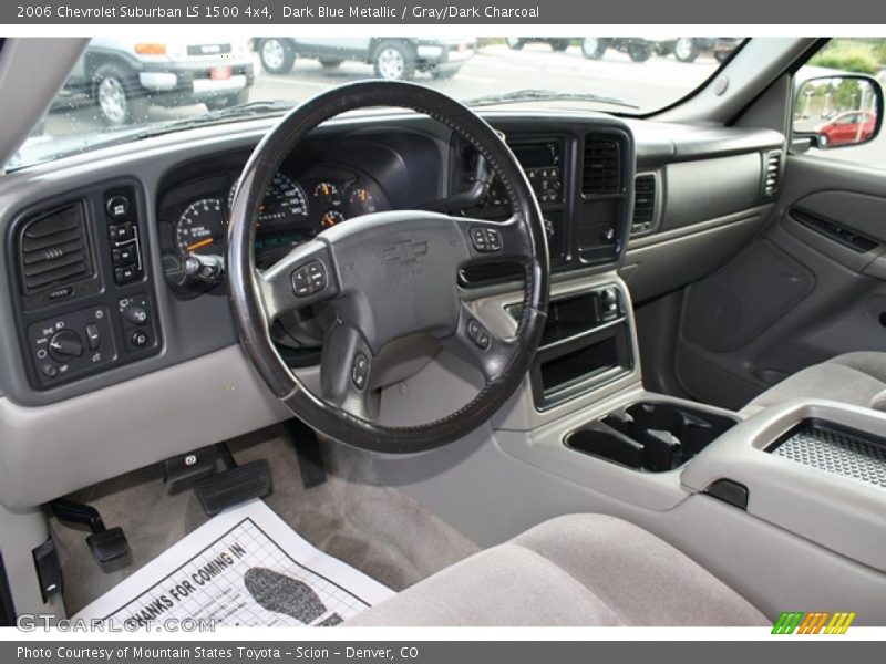 Dark Blue Metallic / Gray/Dark Charcoal 2006 Chevrolet Suburban LS 1500 4x4