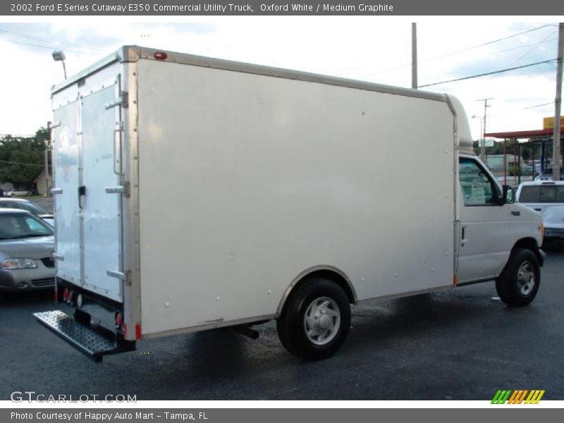 Oxford White / Medium Graphite 2002 Ford E Series Cutaway E350 Commercial Utility Truck