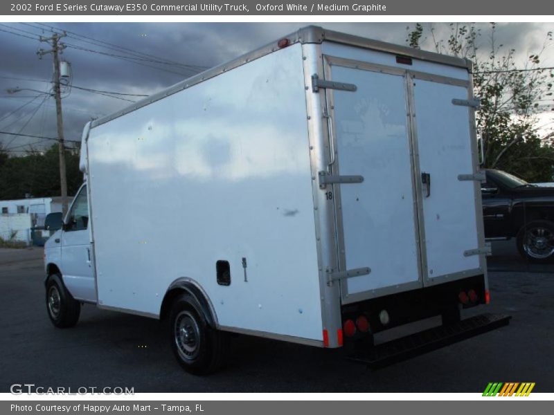 Oxford White / Medium Graphite 2002 Ford E Series Cutaway E350 Commercial Utility Truck
