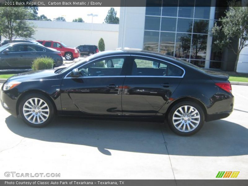 Carbon Black Metallic / Ebony 2011 Buick Regal CXL