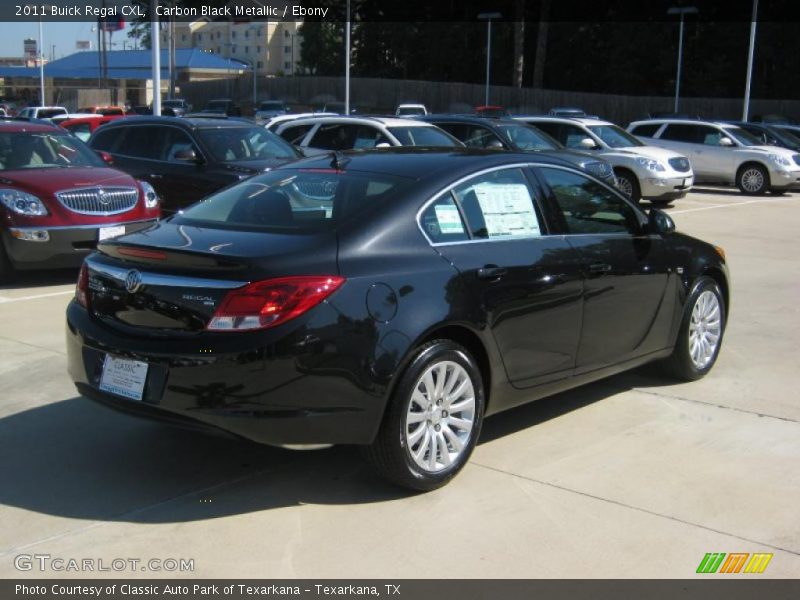 Carbon Black Metallic / Ebony 2011 Buick Regal CXL