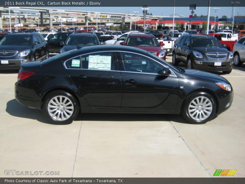 Carbon Black Metallic / Ebony 2011 Buick Regal CXL