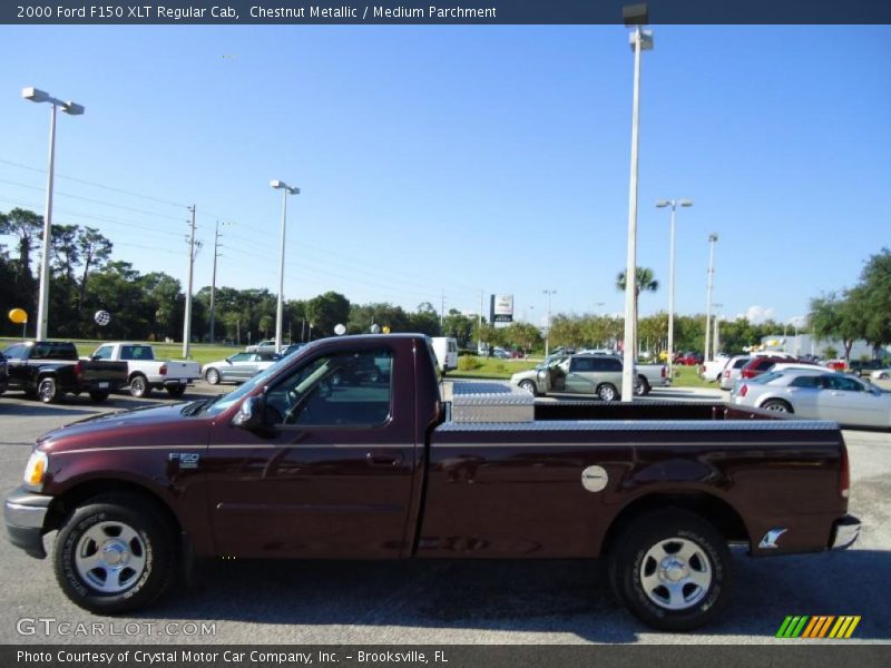 Chestnut Metallic / Medium Parchment 2000 Ford F150 XLT Regular Cab