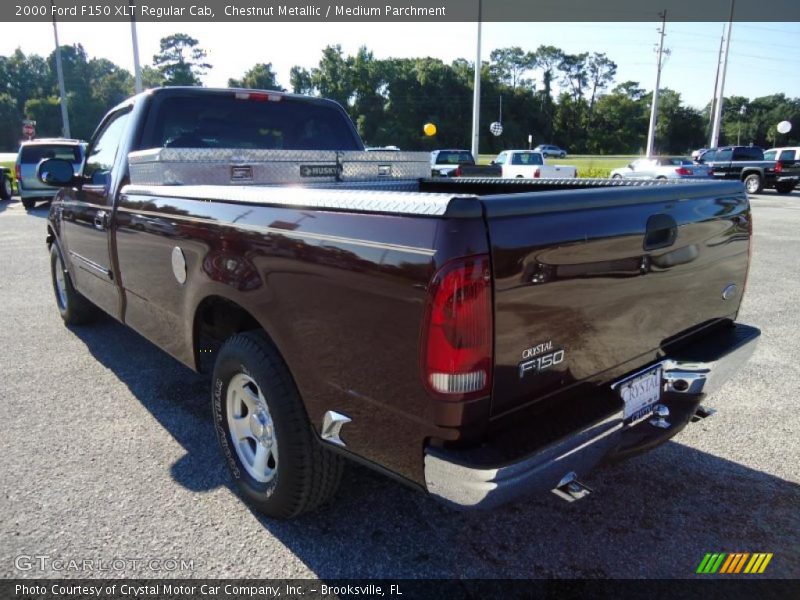Chestnut Metallic / Medium Parchment 2000 Ford F150 XLT Regular Cab