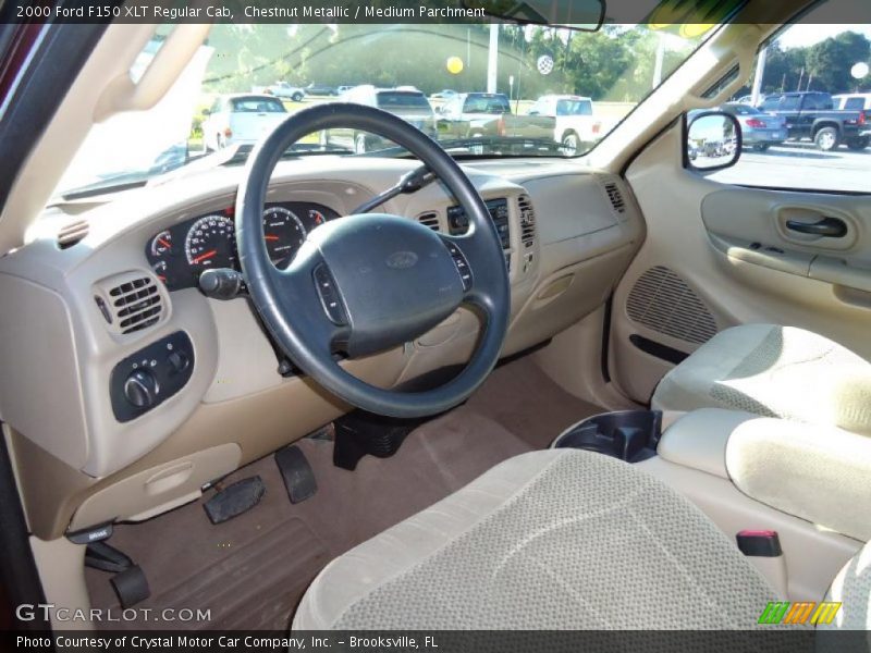 2000 F150 XLT Regular Cab Medium Parchment Interior