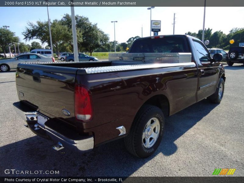Chestnut Metallic / Medium Parchment 2000 Ford F150 XLT Regular Cab