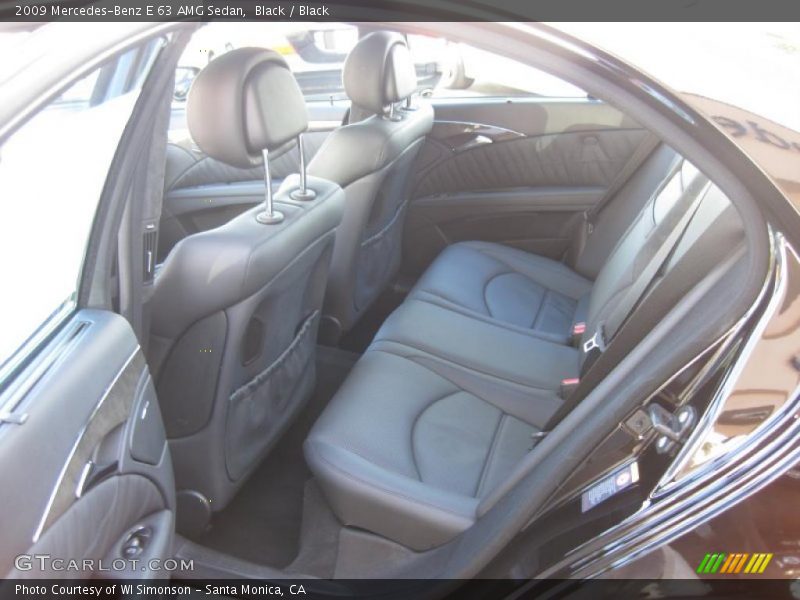 Black / Black 2009 Mercedes-Benz E 63 AMG Sedan