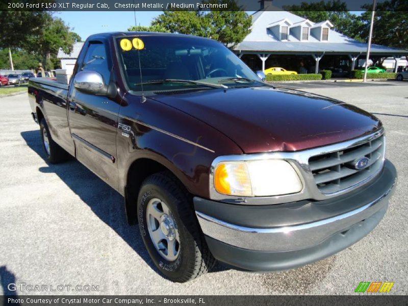 Chestnut Metallic / Medium Parchment 2000 Ford F150 XLT Regular Cab