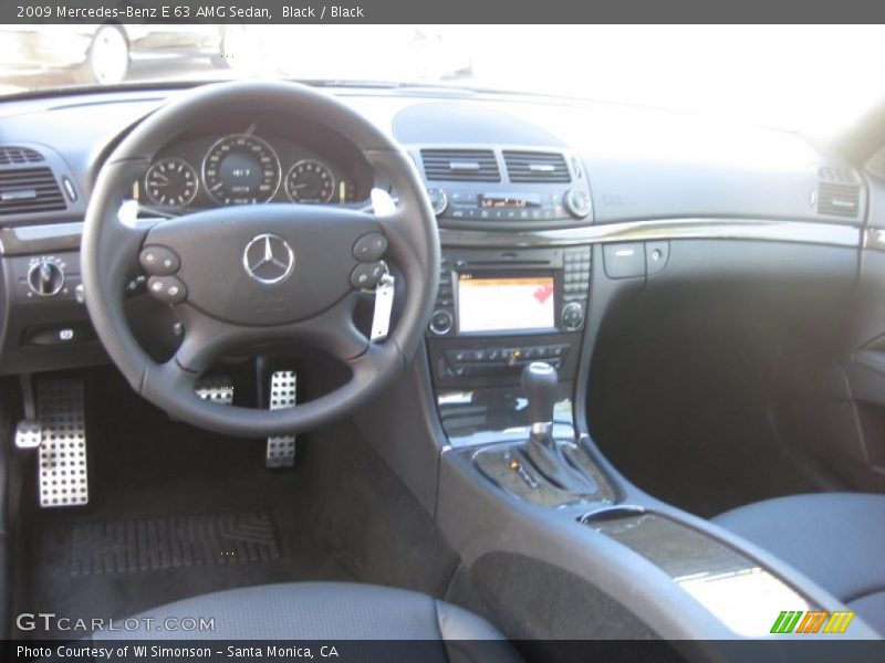 Black / Black 2009 Mercedes-Benz E 63 AMG Sedan