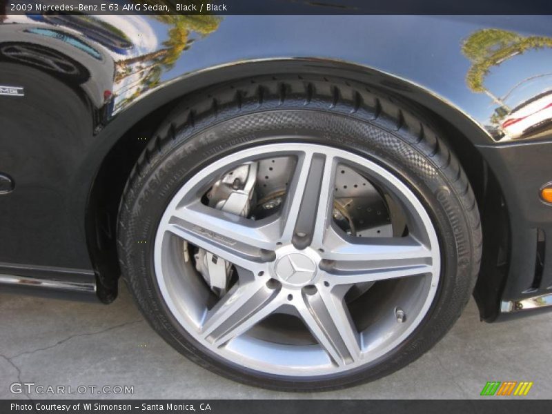 Black / Black 2009 Mercedes-Benz E 63 AMG Sedan