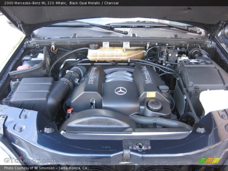 Black Opal Metallic / Charcoal 2000 Mercedes-Benz ML 320 4Matic