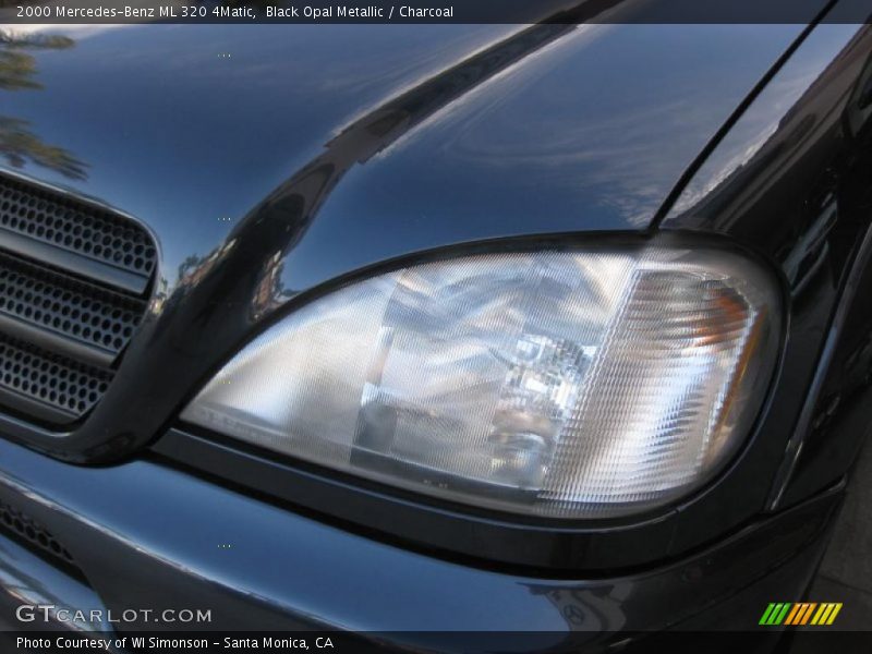 Black Opal Metallic / Charcoal 2000 Mercedes-Benz ML 320 4Matic