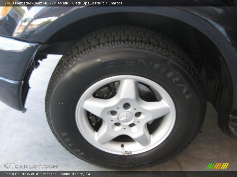 Black Opal Metallic / Charcoal 2000 Mercedes-Benz ML 320 4Matic