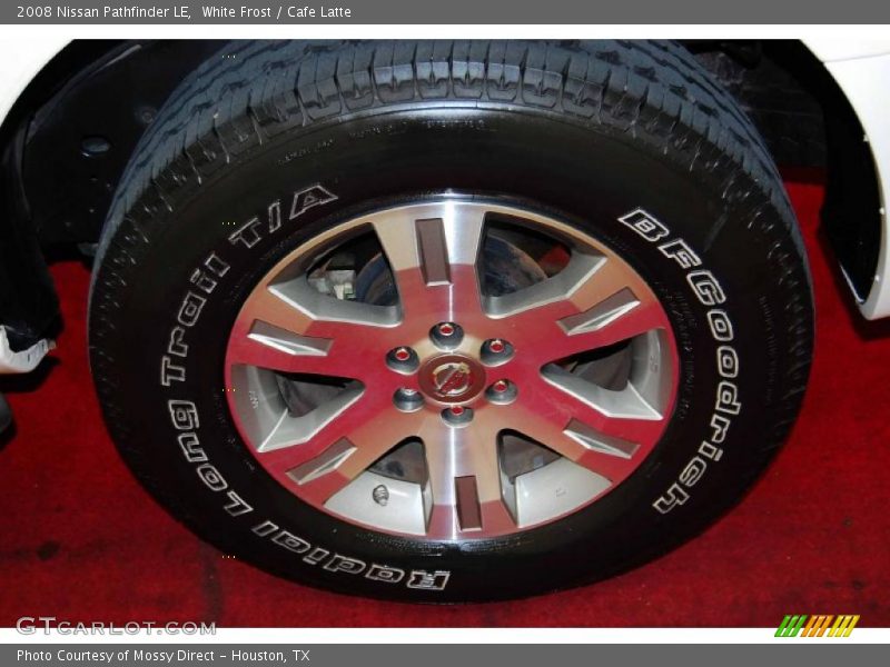 White Frost / Cafe Latte 2008 Nissan Pathfinder LE