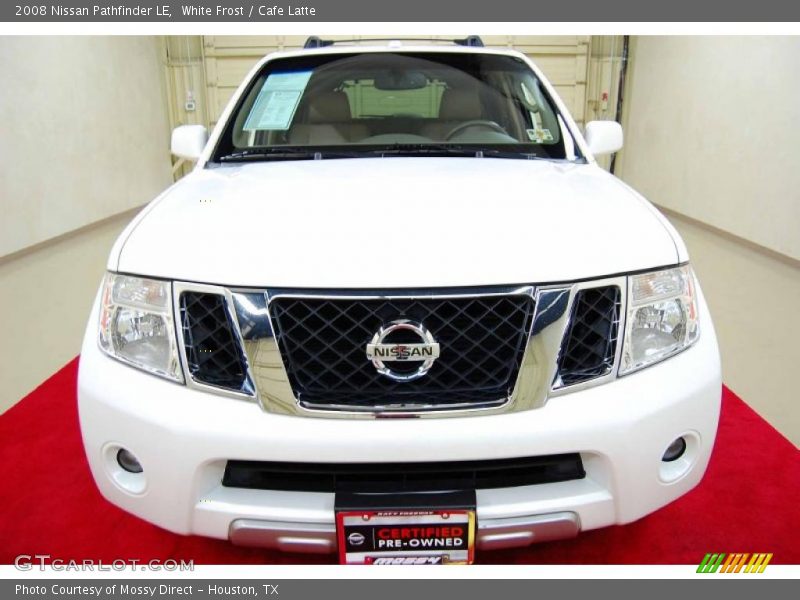 White Frost / Cafe Latte 2008 Nissan Pathfinder LE