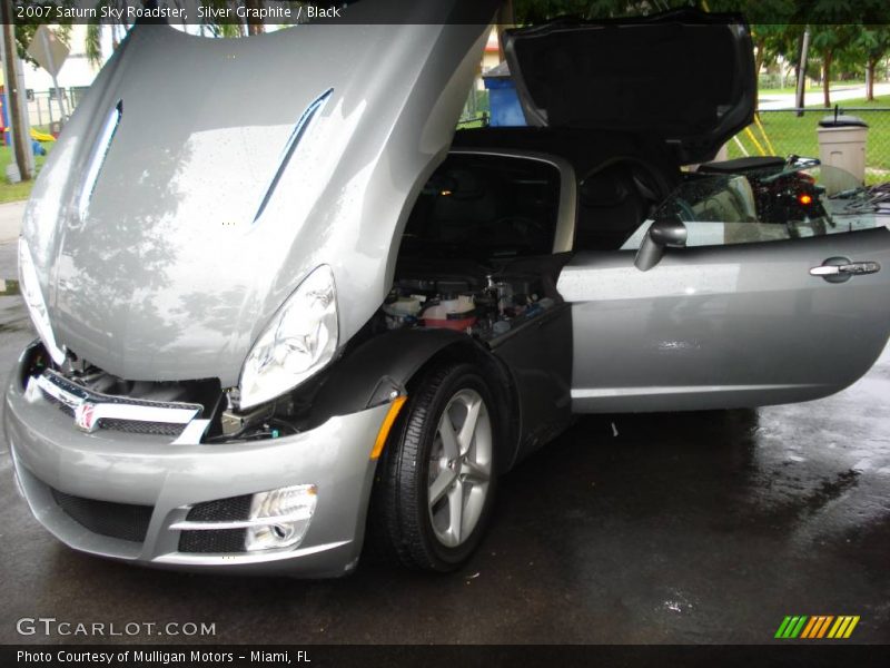 Silver Graphite / Black 2007 Saturn Sky Roadster