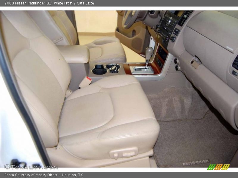 White Frost / Cafe Latte 2008 Nissan Pathfinder LE